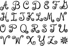 Technique Tuesday - Alphabet Stamp Set - Catalina Capital Letters Large  (sold individually)